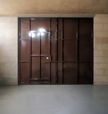 Коричневые ворота без утепления Коричневые ворота без утепления