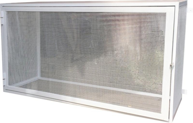 Короб для кондиционера из стальной сетки